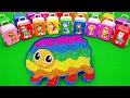 Download Lagu Making Yarnabi Poppy Playtime Glitter Slime Bathtub by mixing Suitcase CLAY | Satisfying ASMR