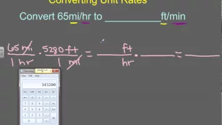 Converting Unit Rates