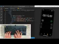 ASMR Programming - iPhone 15 Stopwatch No Talking