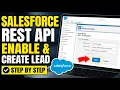 How to enable Salesforce REST API for lead creation automation - Step By Step