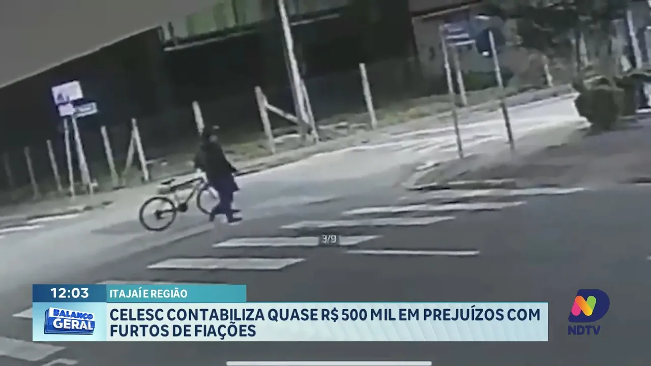 Celesc sofre com furtos de fios: prejuízo de quase R$ 500 mil