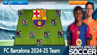 How To Create FC Barcelona 2024 25 Team In Dream League Soccer 2019 