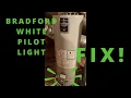 Bradford White Water Heater Pilot Light Won t Work - Easy Fix