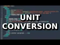 Create a Unit Conversion App