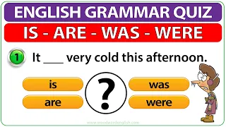 IS ARE WAS WERE English Quiz | Can you get 20/20? | Present and Past of TO BE Quiz