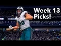 NFL Week 13 Picks and Predictions