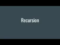 CSCI22 Final - Recursion