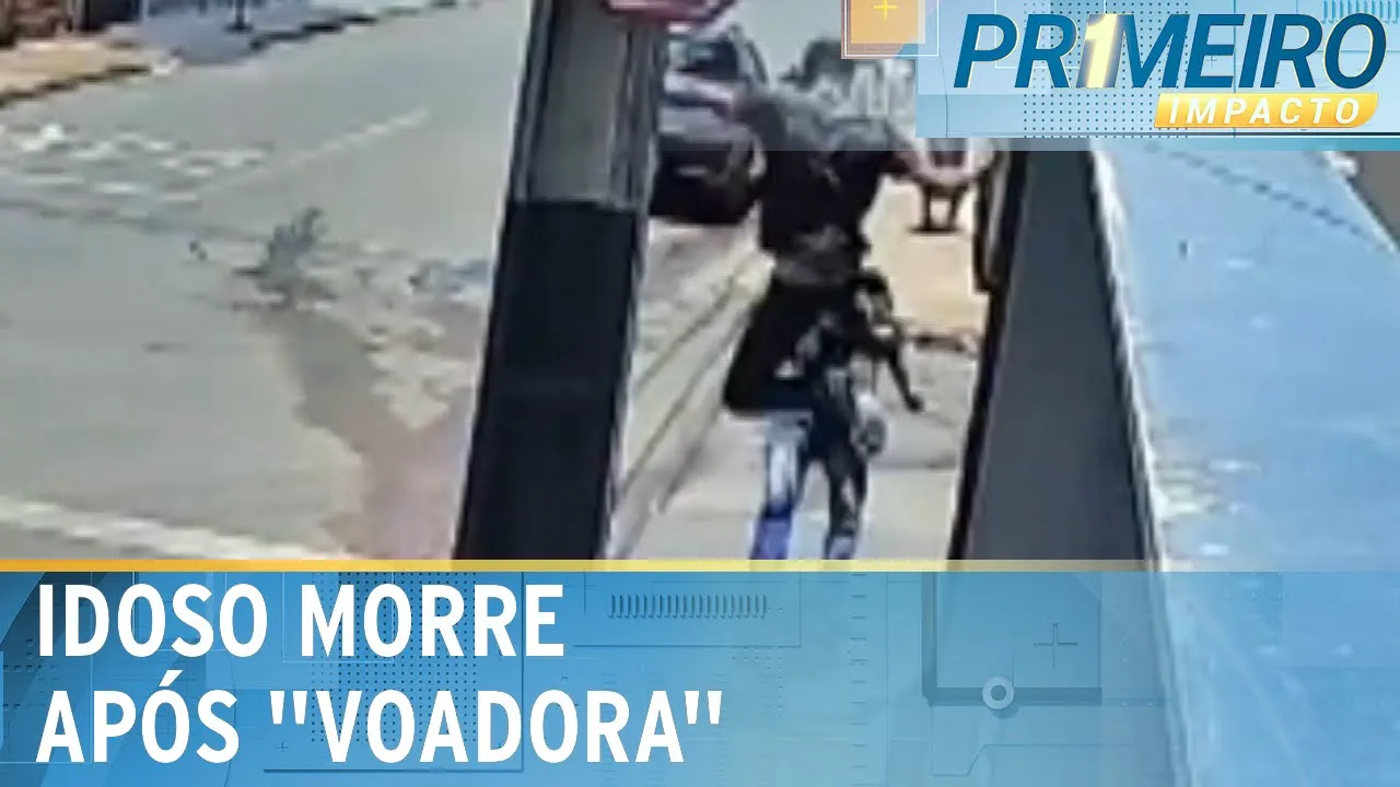 Por ciúmes, idoso é morto após “voadora” de agressor em MG | Primeiro Impacto (13/11/23)