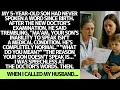 Download Lagu My son never spoke until the doctor revealed the shocking truth.