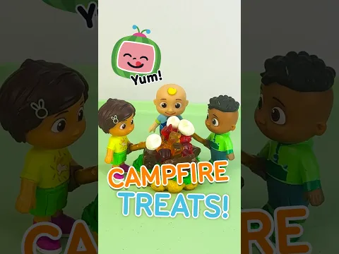Yummy Campfire Cookies! 🍪🪵 JJ's Delicious Homemade Snacks 😋 #cocomelon #food