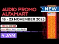 Lagu AUDIO PROMO ALFAMART 16-23 NOVEMBER 2025 - NON STOP 4 JAM