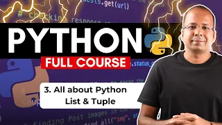 List Tuple - Python Complete Course Most Important topic In Python