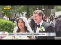 Couple talk about wedding amid Raleigh Canes Stanley Cup parade
