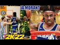 This GLITCHED Ja Morant build is the BEST GUARD BUILD IN NBA 2K22 NEXT GEN