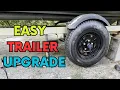Trailer Tire and Hub Upgrade Made EASY