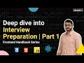 How to Prepare for Frontend Interviews - Part 1 Frontend Handbook Series Devtools Tech