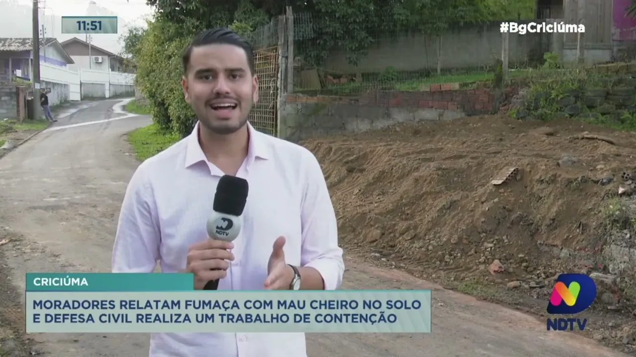 Mistério: moradores relatam fumaça com mau cheiro em Criciúma