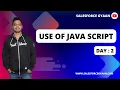 Javascript In Html Events Functionality - Part 2 Hindi How to use HTML JS Salesforce Gyaan