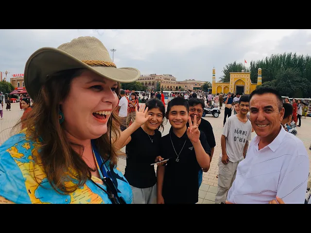This is China you haven’t seen! Kasghar people in Xinjiang look like me 😮 Are they Chinese? #Uyghur