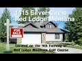 Red Lodge Montana Home for sale on the 9th fairway Red Lodge Mountain golf course