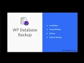 WP Database Backup WordPress Plugin