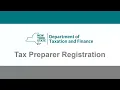 NYS Online Services - Tax Preparer Registration
