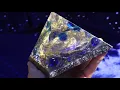 Indigo Child - Large Orgonite® Pyramid- Meditation Tool - Ion Therapy -  Free ShippingUS