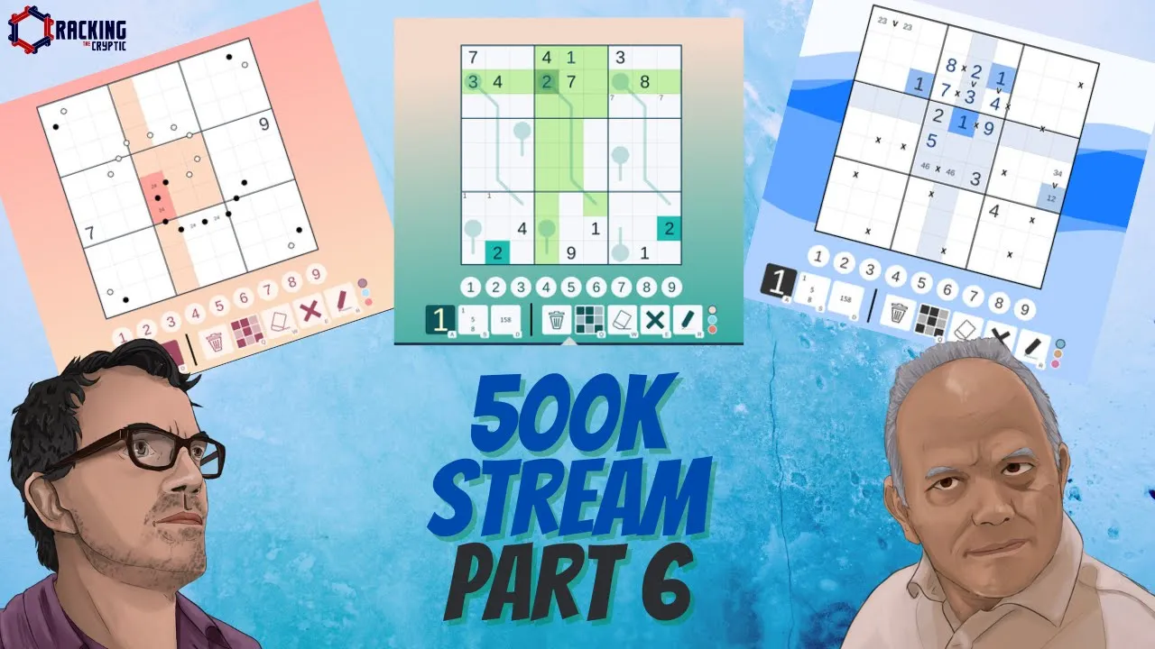 Simon & Mark Solve Sudokus Live: Our "500k Special" Puzzles Part 6