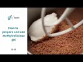 How to prepare and use methylcellulose gel - Step-by-step guide to making heat-activated gels