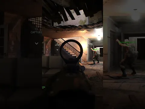 The way he dropped down the stairs...