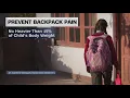 Health Check How to prevent back-to-school back pain