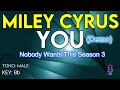 Miley - You (Demo) - Karaoke Instrumental - Male