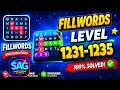 FILLWORDS level 1231 1232 1233 1234 1235