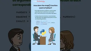 map function in Python Python interview question