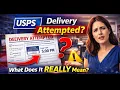 USPS Delivery Attempted Meaning