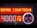 BCG 4 000 Seconds Countdown Roman Numerals with fraction 24 divisor Remix Mario Power Tennis State