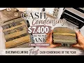 7 400 Cash Condensing Back To The Bank and Bill Exchange Overwhelming and First Of The Year