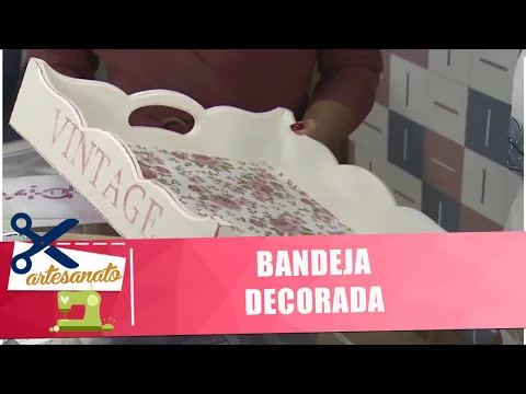 Download MP3 Faça uma linda bandeja decorada com artesã Érica Lahat - 03/07/19