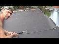 how to install asphalt roofing felt paper
