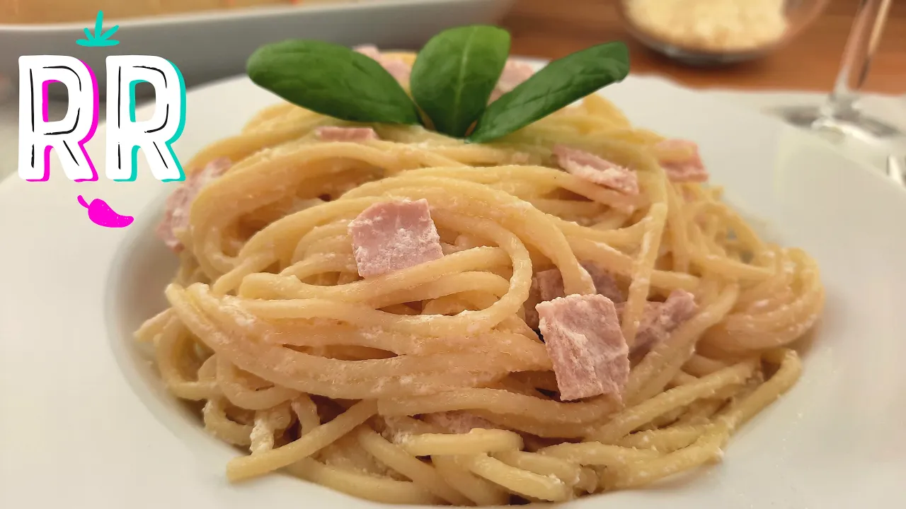 
          
          
          
            
            Spaghetti in Schinken-Sahne-Soße
          
        . 