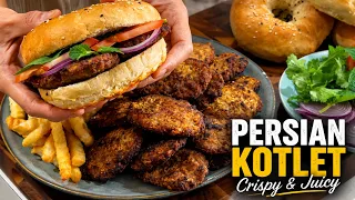 Persian Kotlet Recipe | Crispy Meat & Potato Patties