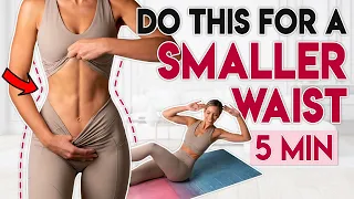 do this for a small waist pilates tight waist 5 min workout