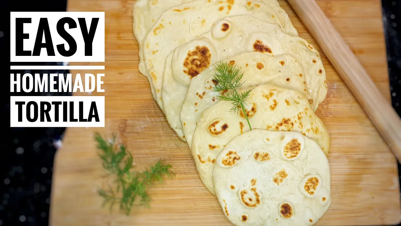 Homemade Tortilla Easy Recipe   For Chicken Wraps/Your Favorite Curry   Thai Girl in the Kitchen