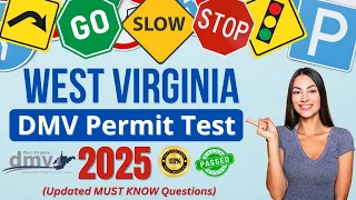 West Virginia Permit Test 2025 50 Updated DMV Questions and Answers you NEED to KNOW