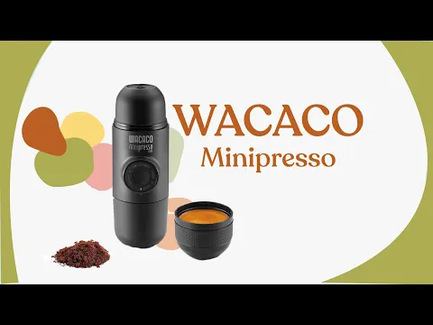 Cafetera Wacaco MiniPresso GR Original Viajera Espresso Manual
