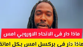 كتمت ميسرة بوب ماذا دار فى بروكسل امس بكل سهوول 