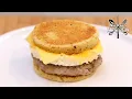 Keto Sausage Egg McMuffins Easy Breakfast Sandwich Recipe