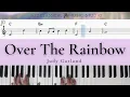 Over The Rainbow - Judy Garland | Piano Tutorial (EASY) | WITH Music Sheet | JCMS