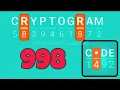 CRYPTOGRAM 998