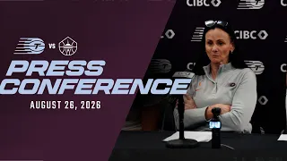 Kiki Rice Sandy Brondello and Isabelle Harrison Toronto Tempo Press Conference August 20 2026